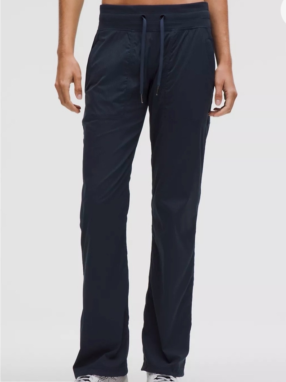 lululemon Dance Studio Navy Straight-Leg Drawstring Pants